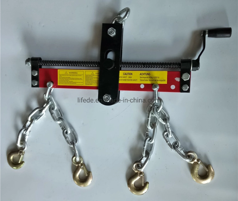 Adjustable Engine Load Leveler Cranking Engine Hoist Leveler Sling with Hook for Shop Crane